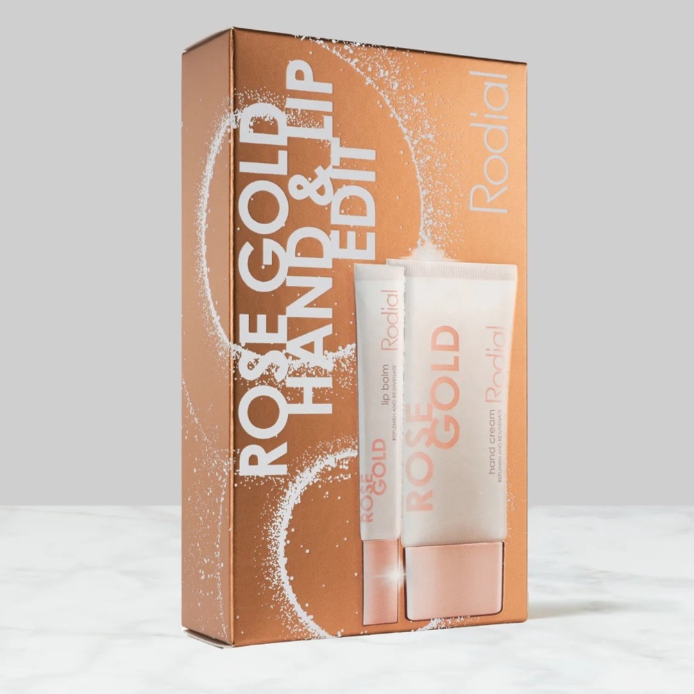 RODIAL Rose Gold Hand & Lip Edit $76 Value NIB